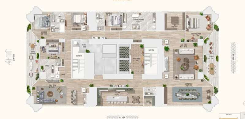Villa Piano — Full floor